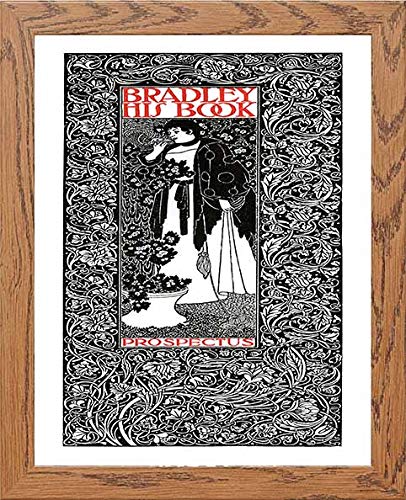 lumartos Vintage Poster Bradley His Booka – Framed Wall Art Print by Lumartos Premium Home Décor