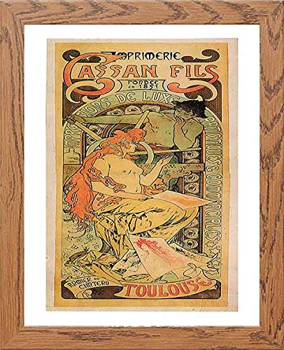 lumartos Vintage Poster Cassan Fils – Framed Wall Art Print by Lumartos Premium Home Décor