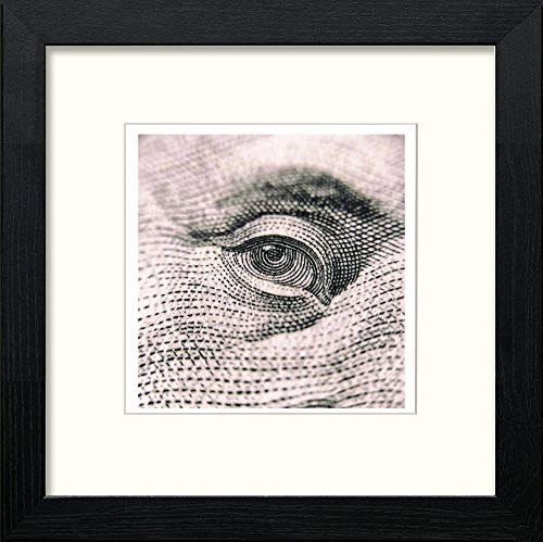 lumartos Vintage Poster Etch Eye – Black Wood Frame Wall Art – Framed Wall Art Print by Lumartos Premium Home Décor