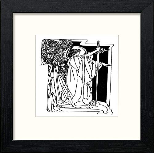 lumartos Vintage Poster Hans Christian Anderson – Black Wood Frame Wall Art – Framed Wall Art Print by Lumartos Premium Home Décor