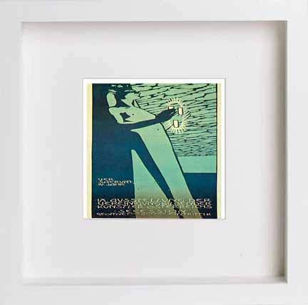 lumartos Vintage Poster Ix Exhibition Painters Of The Vienna Secession – Whi – Framed Wall Art Print by Lumartos Premium Home Décor