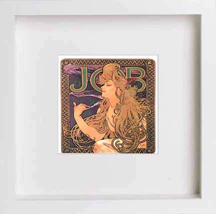 lumartos Vintage Poster Job – White Frame Wall Art – Framed Wall Art Print by Lumartos Premium Home Décor