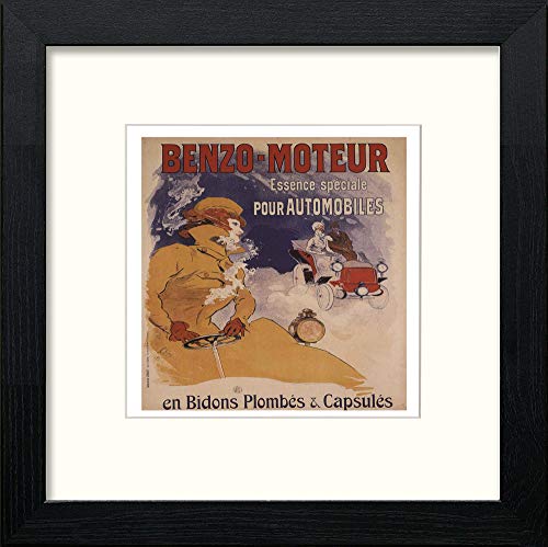 lumartos Vintage Poster Jules Cheret (11) – Black Wood Frame Wall Art – Framed Wall Art Print by Lumartos Premium Home Décor