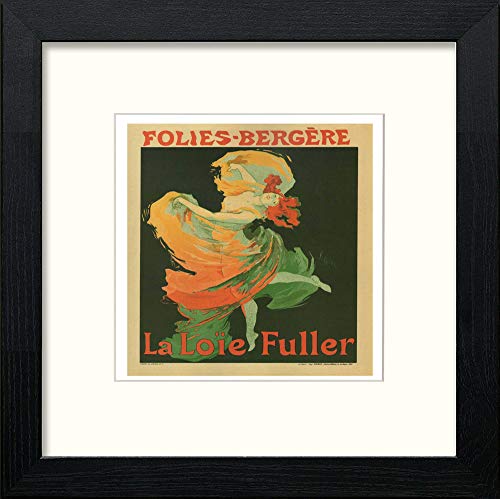 lumartos Vintage Poster Jules Cheret (12) – Black Wood Frame Wall Art – Framed Wall Art Print by Lumartos Premium Home Décor