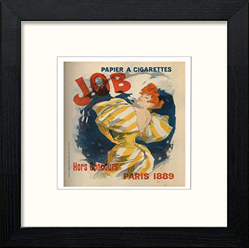 lumartos Vintage Poster Jules Cheret (14) – Black Wood Frame Wall Art – Framed Wall Art Print by Lumartos Premium Home Décor