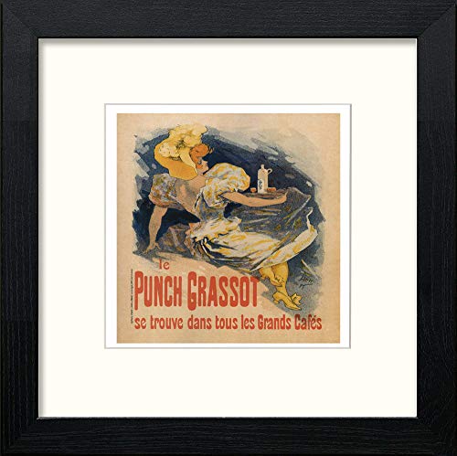 lumartos Vintage Poster Jules Cheret (16) – Black Wood Frame Wall Art – Framed Wall Art Print by Lumartos Premium Home Décor