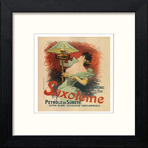 lumartos Vintage Poster Jules Cheret (46) – Black Wood Frame Wall Art – Framed Wall Art Print by Lumartos Premium Home Décor