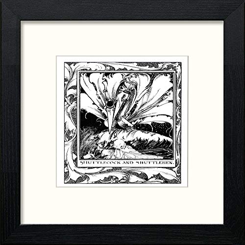 lumartos Vintage Poster King Long Beard (10) – Black Wood Frame Wall Art – Framed Wall Art Print by Lumartos Premium Home Décor