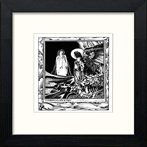 lumartos Vintage Poster King Long Beard (7) – Black Wood Frame Wall Art – Framed Wall Art Print by Lumartos Premium Home Décor