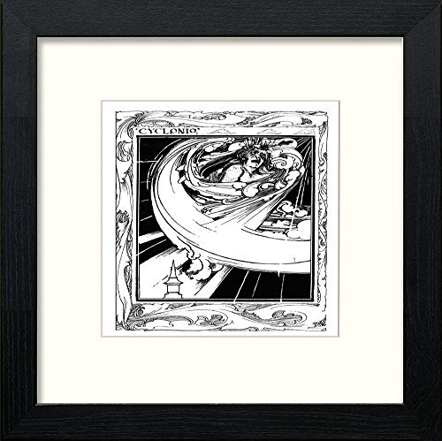 lumartos Vintage Poster King Long Beard (8) – Black Wood Frame Wall Art – Framed Wall Art Print by Lumartos Premium Home Décor