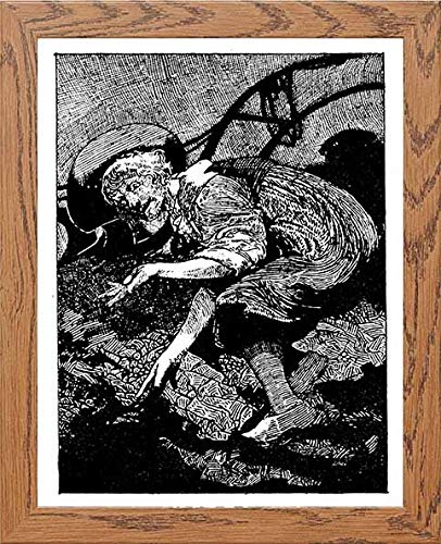 lumartos Vintage Poster King Oberon – Framed Wall Art Print by Lumartos Premium Home Décor