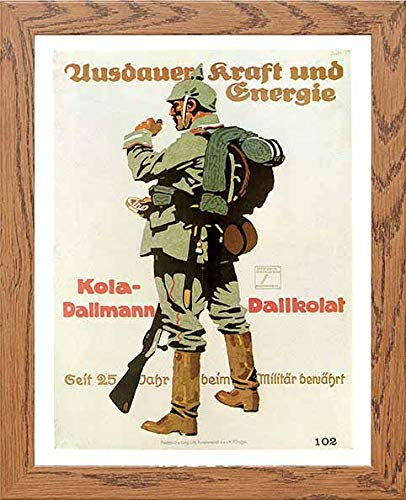 lumartos Vintage Poster Kola Dallmann Dallkolat – Framed Wall Art Print by Lumartos Premium Home Décor
