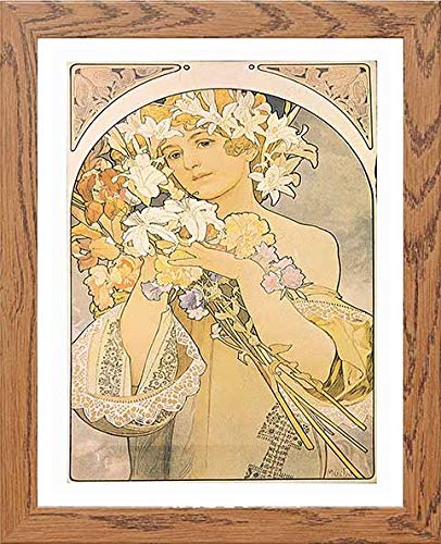 lumartos Vintage Poster La Fleur – Framed Wall Art Print by Lumartos Premium Home Décor