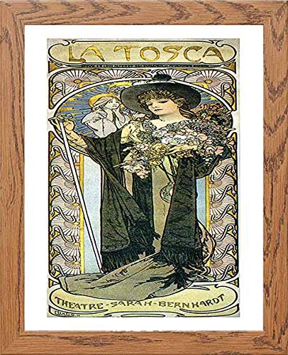 lumartos Vintage Poster La Tosca – Framed Wall Art Print by Lumartos Premium Home Décor