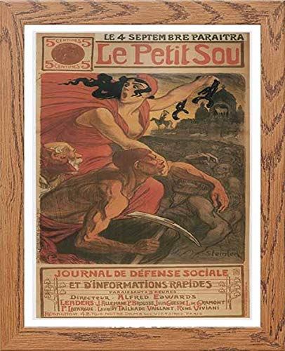 lumartos Vintage Poster Le Petit Sou – Framed Wall Art Print by Lumartos Premium Home Décor