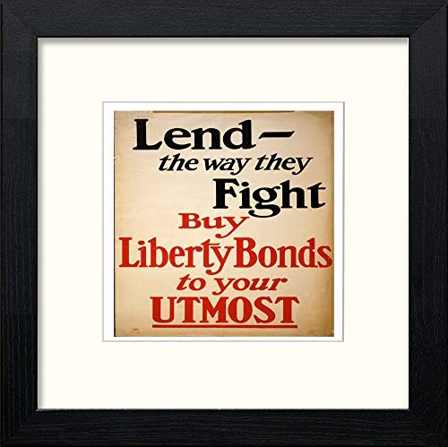 lumartos Vintage Poster Lend – Black Wood Frame Wall Art – Framed Wall Art Print by Lumartos Premium Home Décor