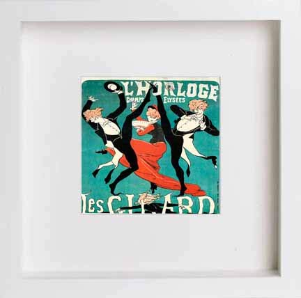 lumartos Vintage Poster Les Girard – White Frame Wall Art – Framed Wall Art Print by Lumartos Premium Home Décor