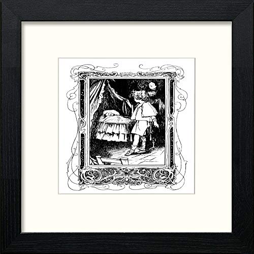 lumartos Vintage Poster Liliput Lyrics (3) – Black Wood Frame Wall Art – Framed Wall Art Print by Lumartos Premium Home Décor