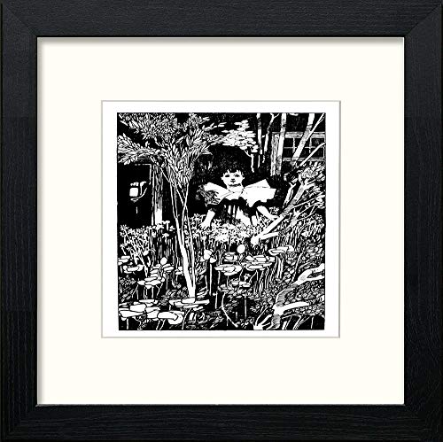 lumartos Vintage Poster Liliput Lyrics (4) – Black Wood Frame Wall Art – Framed Wall Art Print by Lumartos Premium Home Décor