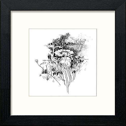 lumartos Vintage Poster Liliput Lyrics (7) – Black Wood Frame Wall Art – Framed Wall Art Print by Lumartos Premium Home Décor