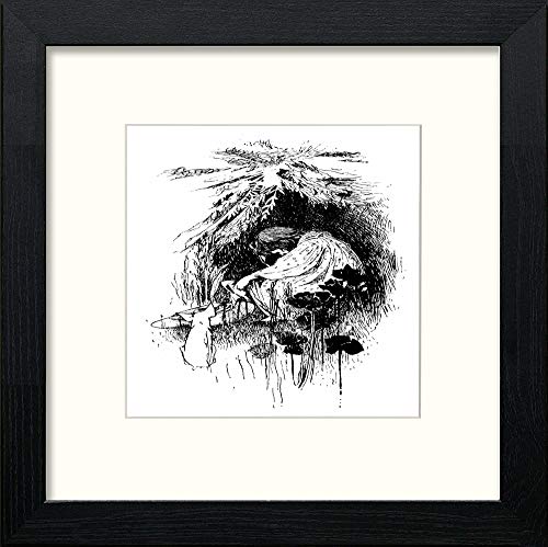 lumartos Vintage Poster Liliput Lyrics (8) – Black Wood Frame Wall Art – Framed Wall Art Print by Lumartos Premium Home Décor