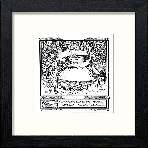 lumartos Vintage Poster Lullaby Land (5) – Black Wood Frame Wall Art – Framed Wall Art Print by Lumartos Premium Home Décor