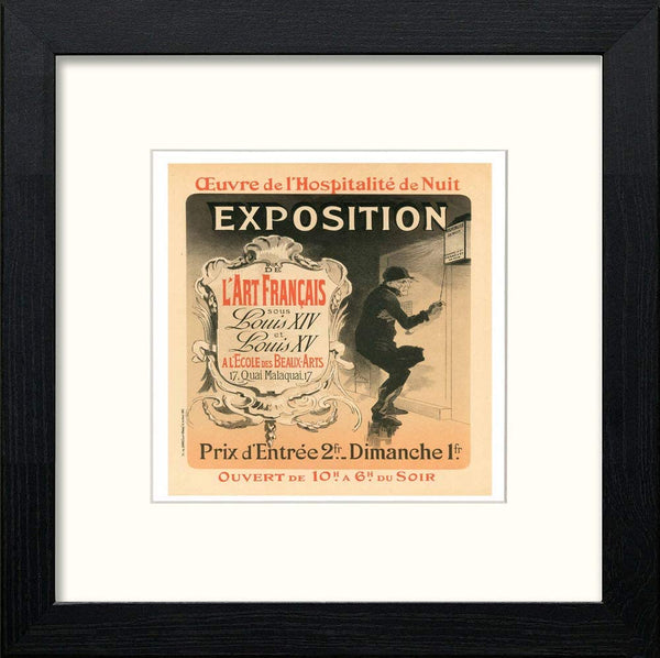 lumartos Vintage Poster Maf137 L'art Francais Jules Cheret – White Frame Wal – Framed Wall Art Print by Lumartos Premium Home Décor