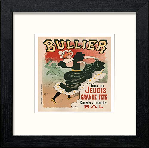 lumartos Vintage Poster Maf147 Bullier George Meunier – Black Wood Frame Wal – Framed Wall Art Print by Lumartos Premium Home Décor