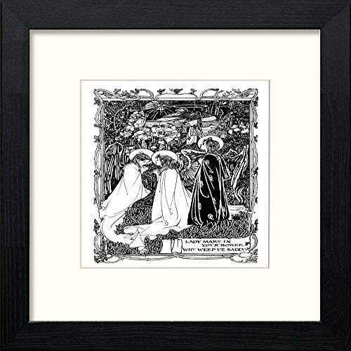 lumartos Vintage Poster Make Believe (2) – Black Wood Frame Wall Art – Framed Wall Art Print by Lumartos Premium Home Décor