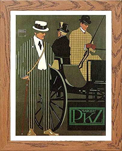 lumartos Vintage Poster Marque Pkz – Framed Wall Art Print by Lumartos Premium Home Décor