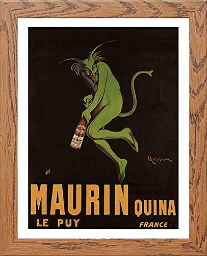 lumartos Vintage Poster Maurin Quina Advertising – Framed Wall Art Print by Lumartos Premium Home Décor