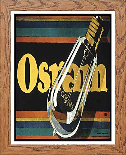 lumartos Vintage Poster Osram Electric Light Bulbs – Framed Wall Art Print by Lumartos Premium Home Décor