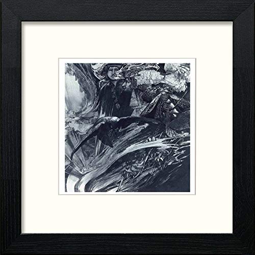 lumartos Vintage Poster Other Works (19) – Black Wood Frame Wall Art – Framed Wall Art Print by Lumartos Premium Home Décor