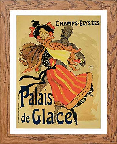 lumartos Vintage Poster Palais De Glace – Framed Wall Art Print by Lumartos Premium Home Décor