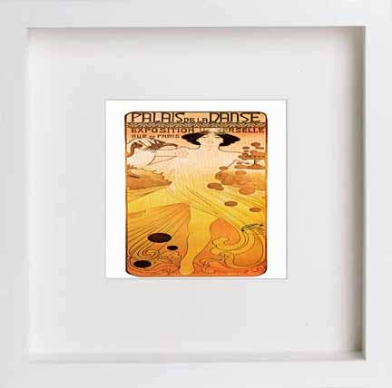 lumartos Vintage Poster Palais De La Danse Exposition Universelle – White Fr – Framed Wall Art Print by Lumartos Premium Home Décor