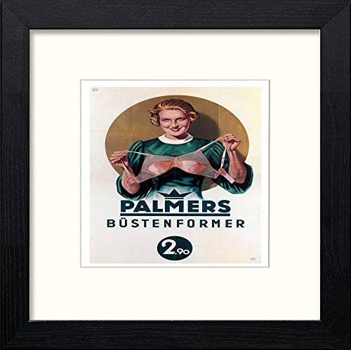 lumartos Vintage Poster Palmers 2 – Black Wood Frame Wall Art – Framed Wall Art Print by Lumartos Premium Home Décor
