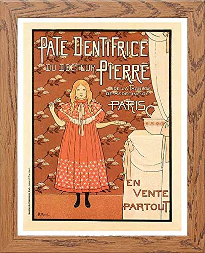 lumartos Vintage Poster Pate Dentifrice Du Docteur Pierre – Framed Wall Art Print by Lumartos Premium Home Décor