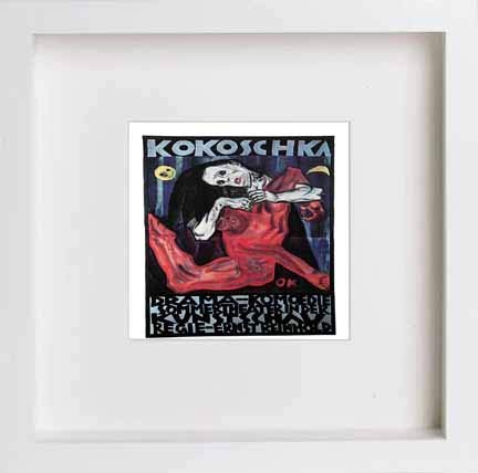 lumartos Vintage Poster Pieta – White Frame Wall Art – Framed Wall Art Print by Lumartos Premium Home Décor