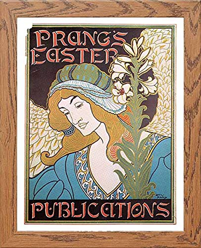 lumartos Vintage Poster Prangs Easter Publications – Framed Wall Art Print by Lumartos Premium Home Décor