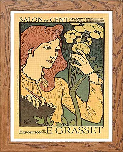 lumartos Vintage Poster Salon Des Cent Exposition – Framed Wall Art Print by Lumartos Premium Home Décor