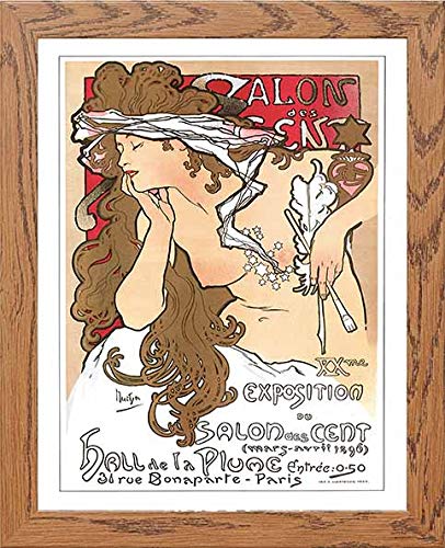 lumartos Vintage Poster Salon Des Cent Xreme Exposition – Framed Wall Art Print by Lumartos Premium Home Décor