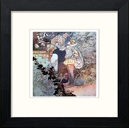 lumartos Vintage Poster Songs Sonnets Of Shakespeare (7) – Black Wood Frame – Framed Wall Art Print by Lumartos Premium Home Décor