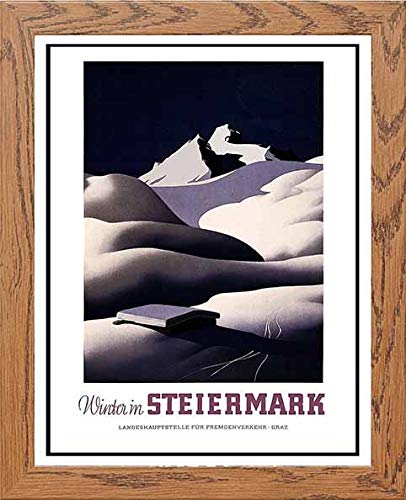 Lumartos Vintage Poster Steirmark – Framed Wall Art Print By Lumartos Premium Home Décor