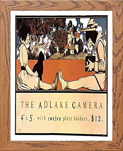lumartos Vintage Poster The Adlake Camera – Framed Wall Art Print by Lumartos Premium Home Décor