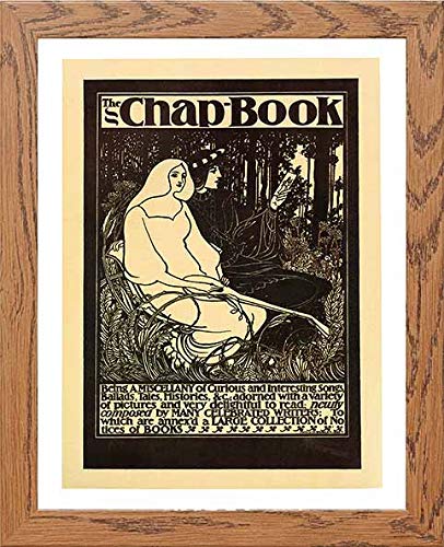 lumartos Vintage Poster The Chapbook Promotional – Framed Wall Art Print by Lumartos Premium Home Décor
