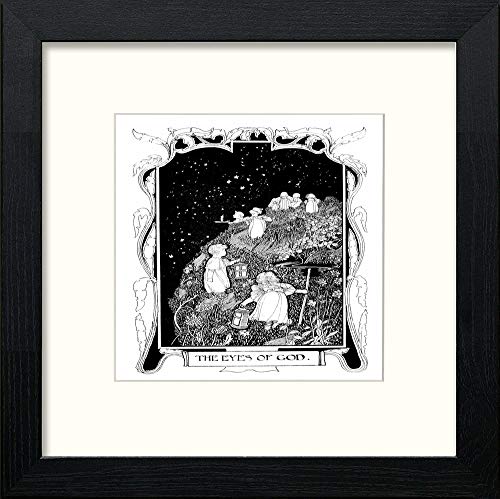 lumartos Vintage Poster The Child World (12) – Black Wood Frame Wall Art – Framed Wall Art Print by Lumartos Premium Home Décor