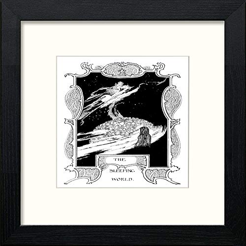 lumartos Vintage Poster The Child World (14) – Black Wood Frame Wall Art – Framed Wall Art Print by Lumartos Premium Home Décor