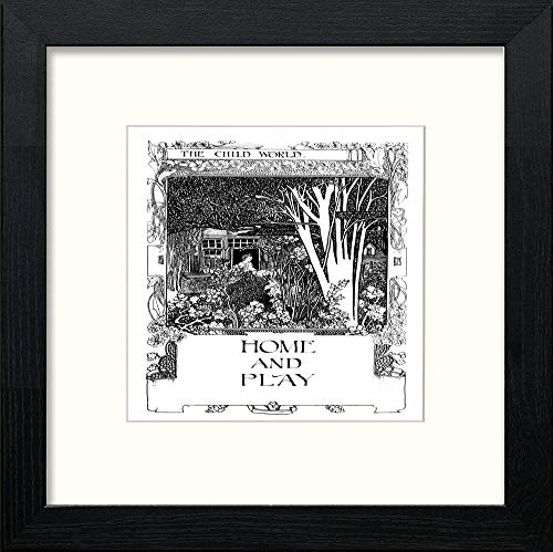 lumartos Vintage Poster The Child World (3) – Black Wood Frame Wall Art – Framed Wall Art Print by Lumartos Premium Home Décor
