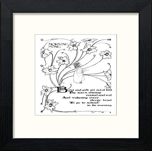 lumartos Vintage Poster The Child World (6) – Black Wood Frame Wall Art – Framed Wall Art Print by Lumartos Premium Home Décor