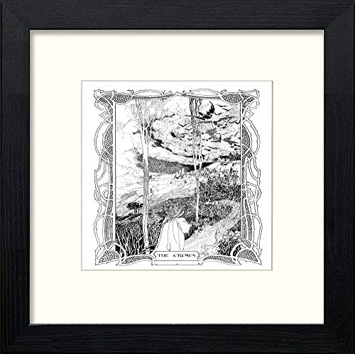 lumartos Vintage Poster The Child World (9) – Black Wood Frame Wall Art – Framed Wall Art Print by Lumartos Premium Home Décor